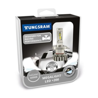 Tungsram H4 6000K Megalight LED +200%