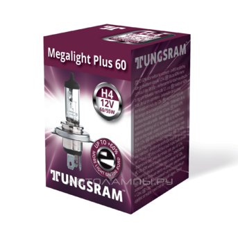 Tungsram H4 Megalight Plus +60%