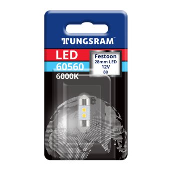 Tungsram C5W LED Festoon T8,2x28 6000K